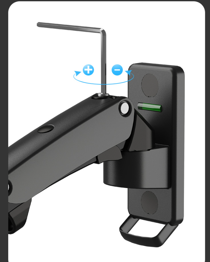 NB F120 monitor bracket wall mounted lifting rotating telescopic air pressure wall mounted computer display rack