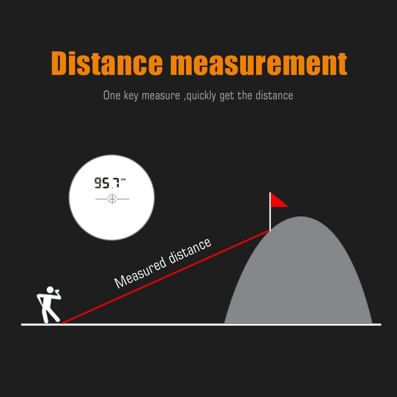 Golf Laser Rangefinder Telescope 600 Meters