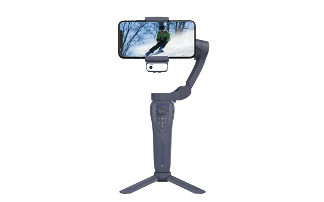 F12 mobile phone 3-axis anti shake stabilizer Tiktok live broadcast camera PTZ AI intelligent tracking face recognition