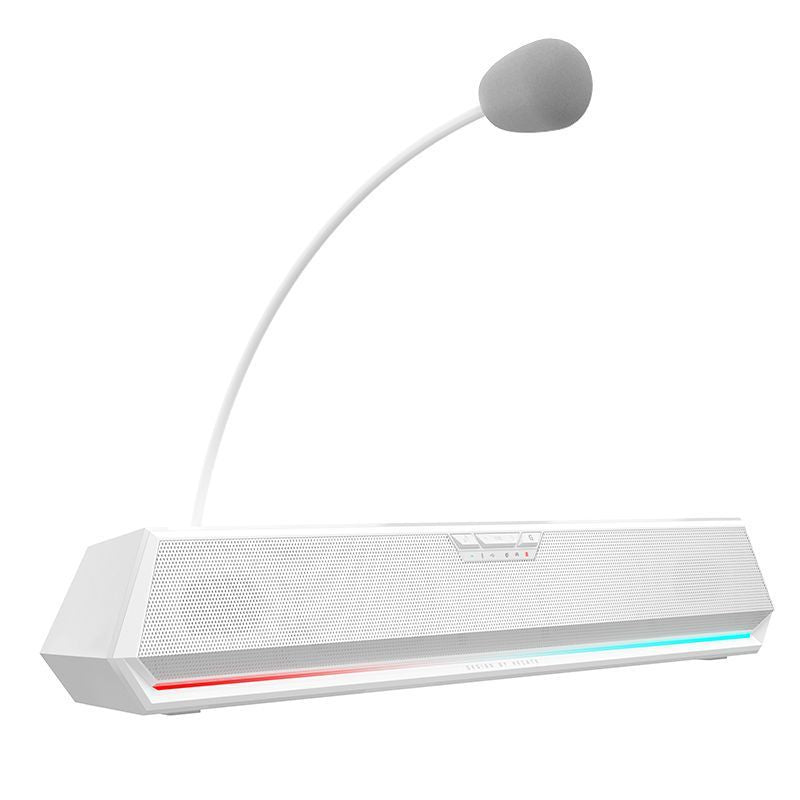 Walker G1500 BAR White Computer Speaker Desktop Home Gaming PS5 External Long Strip Speaker