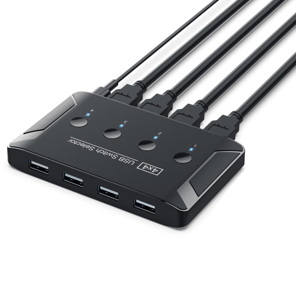 USB 3.0 multi interface four in four out hub printer sharer multi computer shared switch