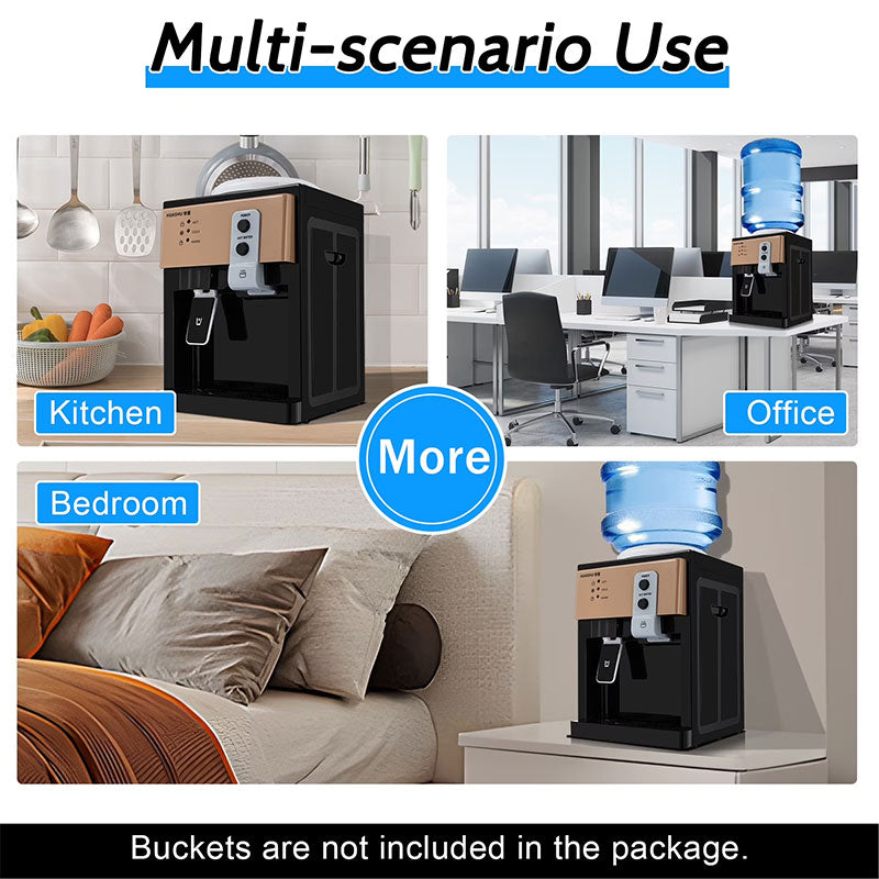 Electric Countertop Water Dispenser 8°C-95°C, Hot Cold Water Cooler for Home Kitchen Office Use